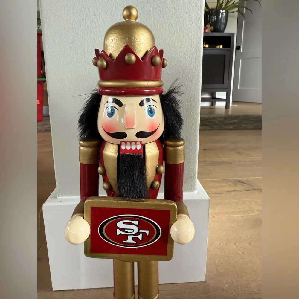 Vintage 2007 14in San Francisco 49ers Nutcracker - 5th in a Limited Series